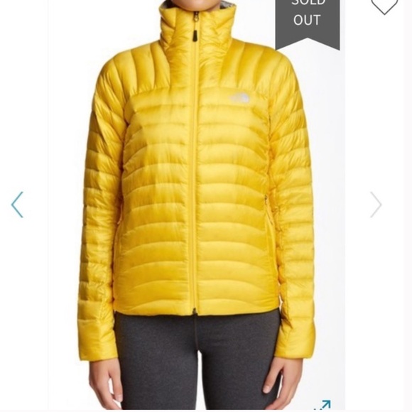 THE NORTH FACE Yellow Down 700 tonnero dandelion thunder JACKET - Picture 16 of 16